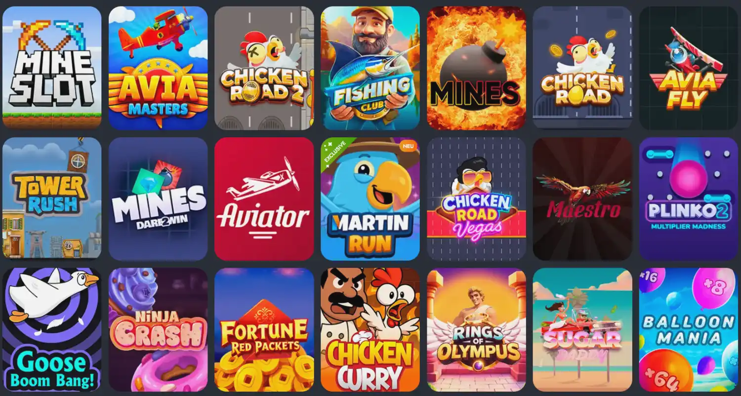 Martin Casino Crash-Spiele