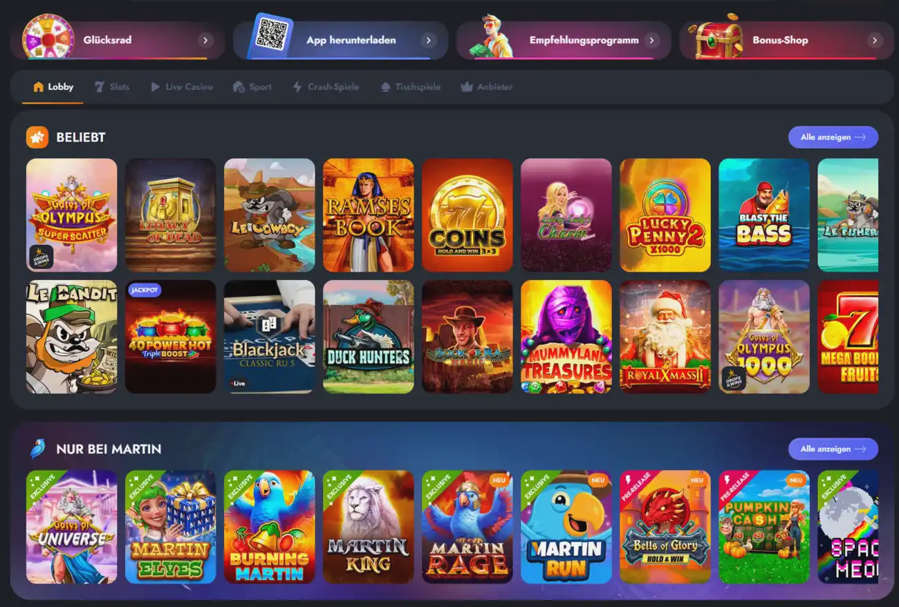 Martin Casino Deutschland